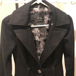 Black Guess Coat XS